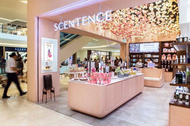 E-mart’s cosmetics specialty store Scentence at Starfield Goyang (E-mart)