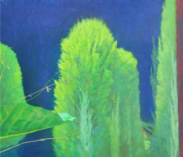 허구영, 밤(the night), oil on canvas, 45.5×38cm, 2017
[제공=누크갤러리]
