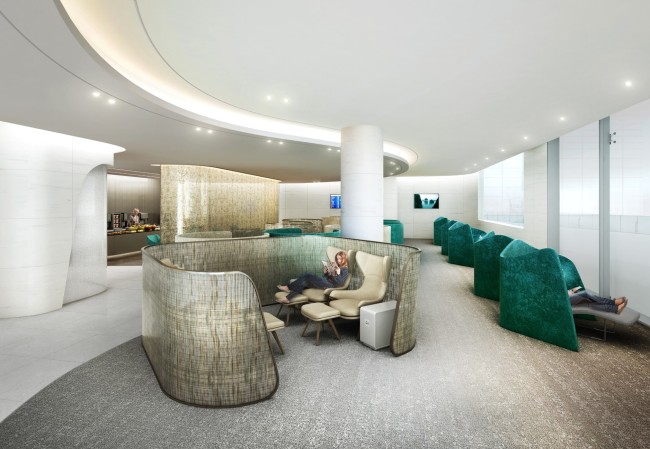 Korean Air’s new lounge is designed to serve first-class passengers at Incheon Airport’s new second terminal (Korean Air)