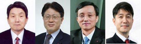 [사진=LG전자 역대 MC사업본부장. 박문화사장 / 안승권부사장 / 박종석부사장 / 조준호사장]