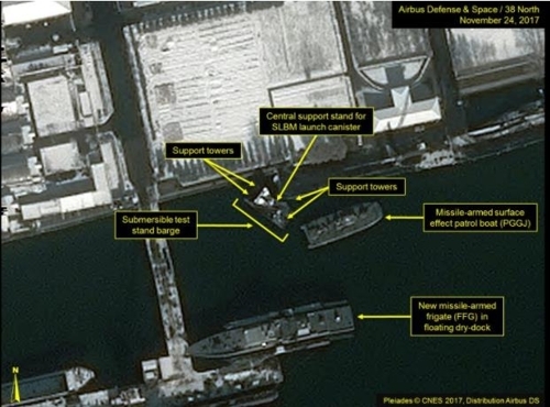 Captured satellite image from 38 North (Yonhap)