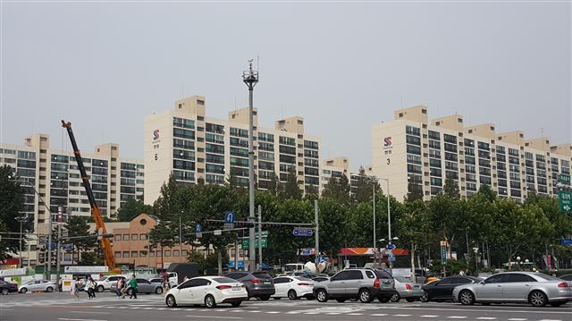 내년 시공사 선정에 착수할 것으로 전망되는 대치동 쌍용1차.