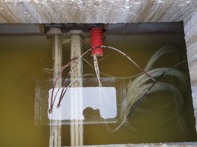 Cable ducts allegedly damaged by SK Telecom (KT)