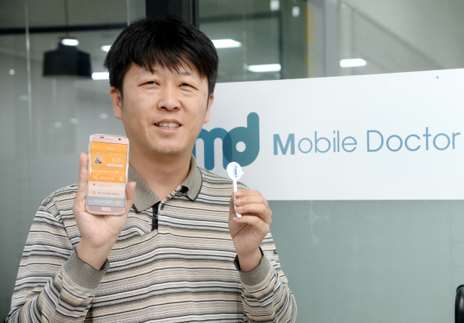 Mobile Doctor’s founder and CEO Shin Jae-won (Park Hyun-koo/The Korea Herald)