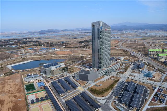 한국전력공사 나주 본사 전경 [헤럴드경제DB]