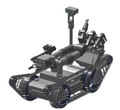 An image of a bomb disposal robot in this photo provided by the Defense Acquisition Program Administration. (Yonhap)