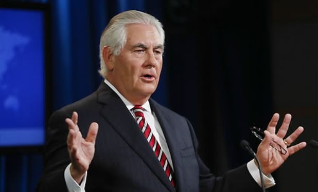 US Secretary of State Rex Tillerson (AP-Yonhap)