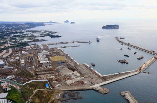 Jeju naval base (Yonhap)