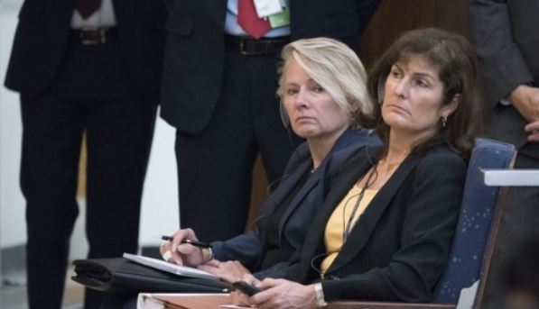 This EPA file photo shows Susan Thornton (L), nominee for U.S. assistant secretary of state for East Asian and Pacific affairs. (Yonhap)