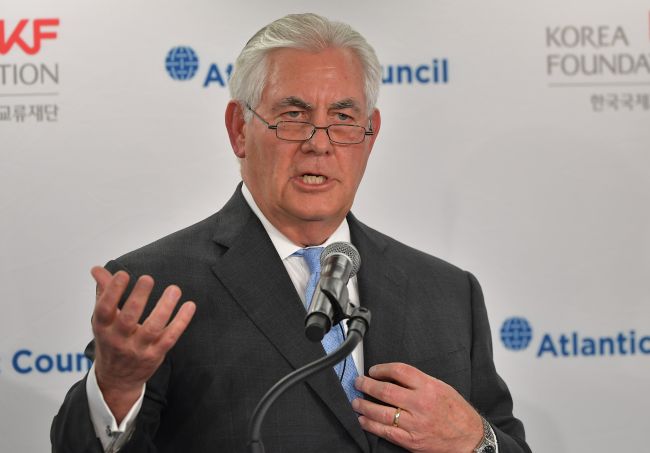US State Secretary Rex Tillerson. Yonhap