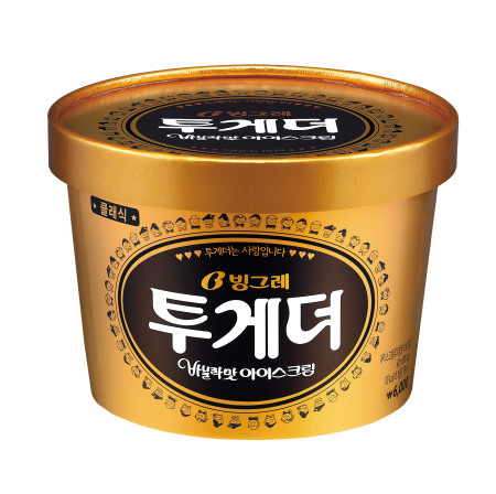내년부터 시행되는 빙그레 카톤 아이스크림 정찰제로 투게더는 5500원선이 될 것으로 예상된다.