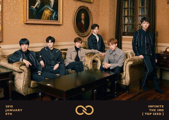 A teaser photo for Infinite’s upcoming album “Top Seed” (Woolim Entertainment)