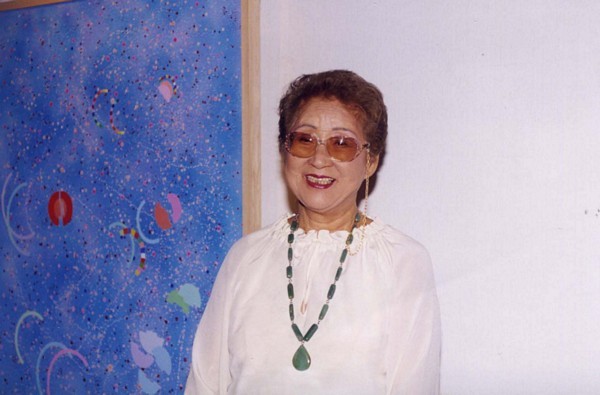 한국 근대추상회화 대모인 이성자(1918~2009)화백. 사진은 1998년 예술의 전당 원로작가초대전. [사진=이성자기념사업회홈페이지]