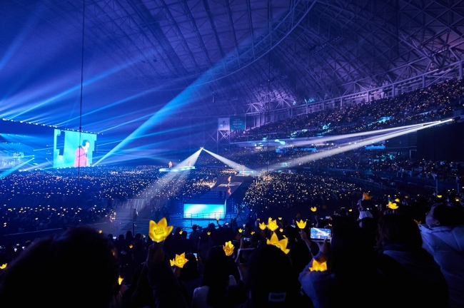 Big Bang performs during its “Big Bang 2017 Concert Last Dance in Seoul” at Gocheok Sky Dome in Seoul. (YG Entertainment)