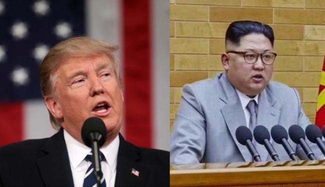 US President Donald Trump (L) and North Korea's leader Kim Jong-un (AP-Yonhap)