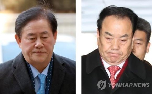 최경환(왼쪽)· 이우현(오른쪽) 자유한국당 의원 (사진=연합뉴스)