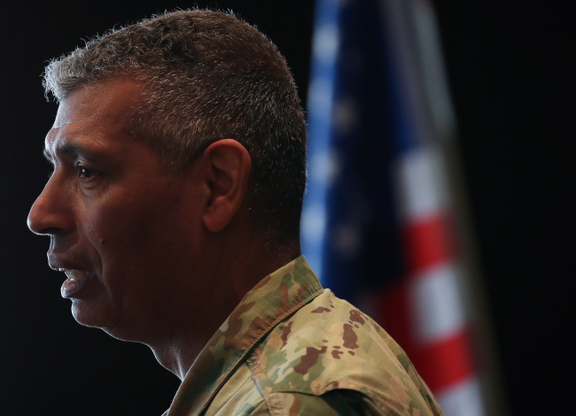 Gen. Vincent K. Brooks, the commander of US Forces Korea. Yonhap
