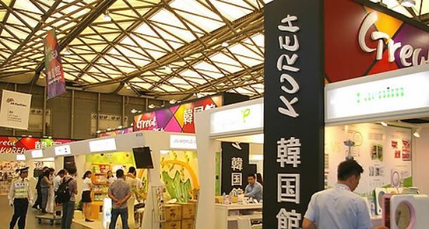 A file photo of an infant goods fair in Shanghai (Yonhap)