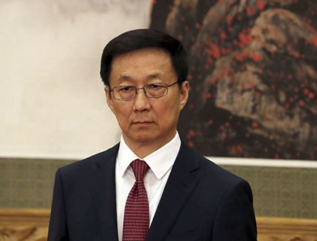 Han Zheng, No. 7 in the Communist Party of China. (AP)