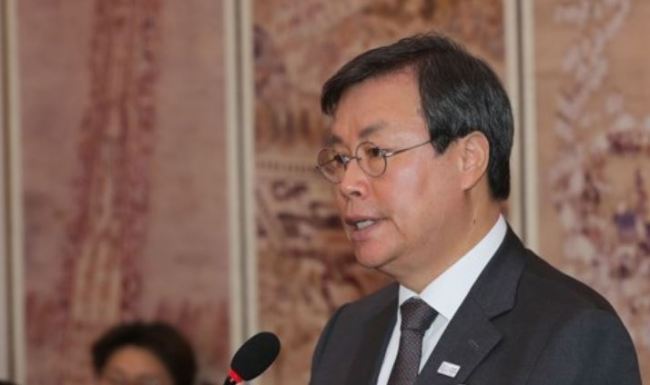South Korean Sports Minister Do Jong-hwan speaks at a National Assembly meeting on the 2018 PyeongChang Winter Olympics on Jan. 15, 2018. (Yonhap)
