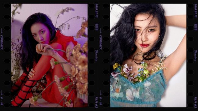 A concept photo for Sunmi’s new single “Heroine” (MakeUs Entertainment)