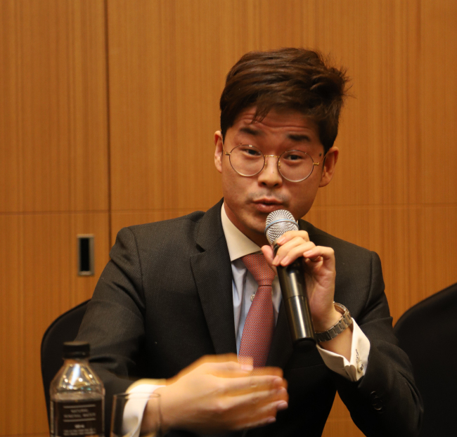 Joachim Son-Forget, a French National Assemblyman, represents French citizens overseas. (Corea Image Communications Institute)