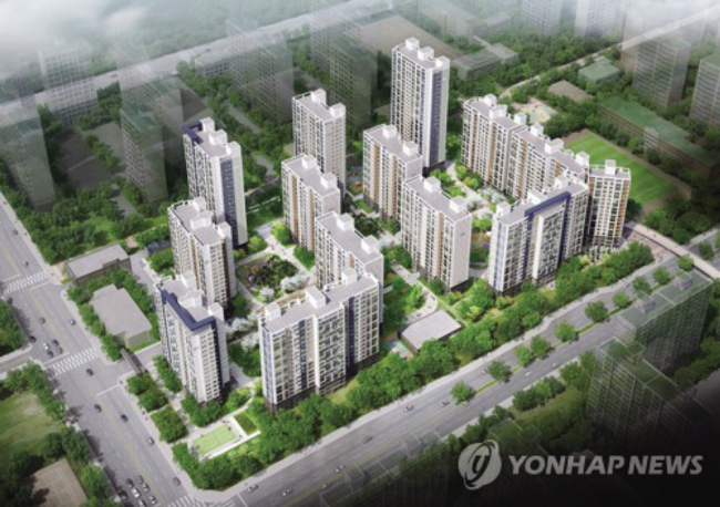 부동산 대책으로 재건축 조합원 지위양도 금지, 분양가 상한제 재실시 가능성 등을 틈타 반사이익을 누려온 분당 지역 리모델링 추진단지들에겐 더없는 호재다. 사진은 한솔5단지 리모델링 조감도. [연합뉴스]