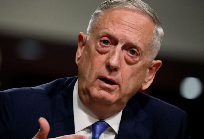 US Defense Secretary Jim Mattis (Reuters)