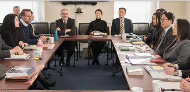 The first round of Korea-US FTA renegotiation talks in Washington DC, held on Jan. 5 (local time). (Ministry of Trade, Industry and Energy-Yonhap)