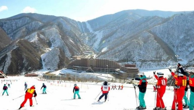 Masikryong Ski Resort in North Korea. (Yonhap)