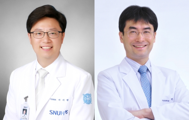 분당서울대병원 가정의학과 이기헌 교수(좌), 서울대병원 가정의학과 박상민 교수(우) [사진제공=분당서울대병원]
분당서울대병원 가정의학과 이기헌 교수(좌), 서울대병원 가정의학과 박상민 교수(우) [사진제공=분당서울대병원]