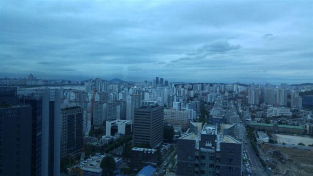 서울 아파트 밀집지역 전경.