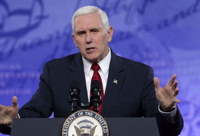 US Vice President Mike Pence (AP)