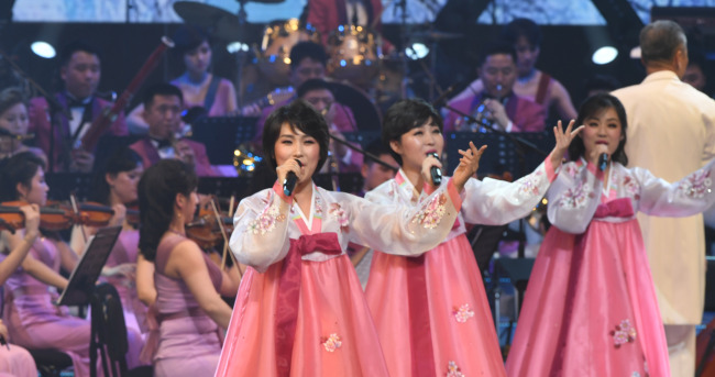 삼지연관현악단 [사진=공동취재단]