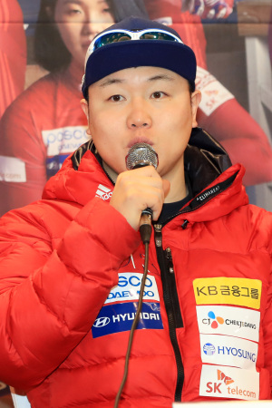9일 열리는 평창 동계올림픽 개막식에서 남북한 공동 기수로 나서는 원윤종 선수(봅슬레이) [제공=연합뉴스]