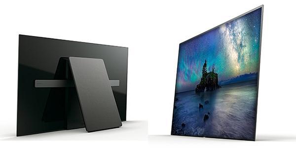 LG디스플레이의 OLED 패널이 장착된 소니 OLED TV ‘BRAVIA KJ-55A1’. LG디스플레이의 크리스탈 사운드 올레드(CSO) 패널을 사용해 스피커와 화면을 일체화했다.