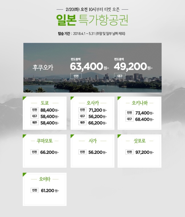 [사진=티웨이항공]