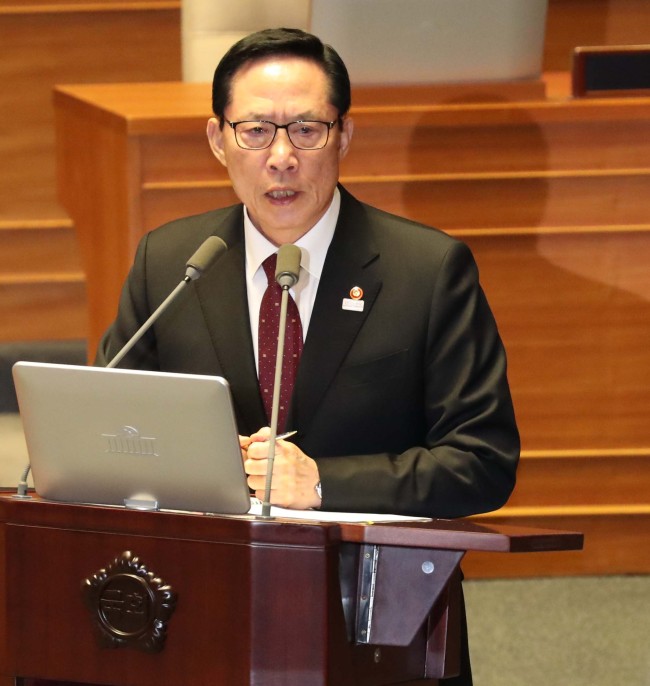 S. Korean Defense Minister Song Young-moo(Yonhap)
