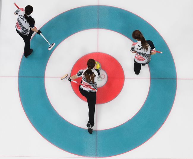 South Korean women's curling team (Yonhap)