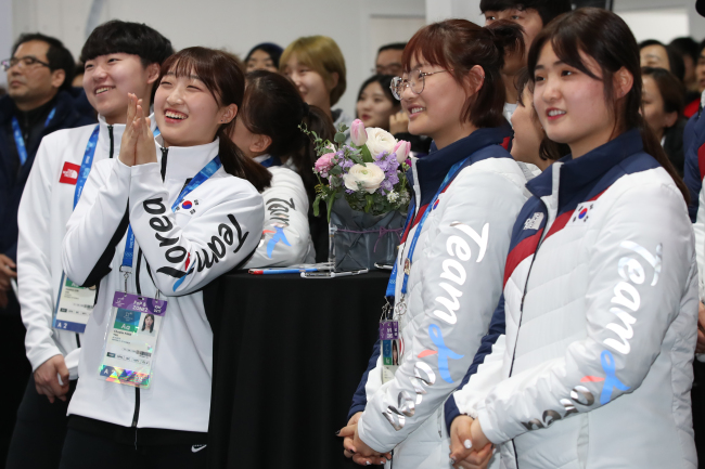 Unified ice hockey team (Yonhap)