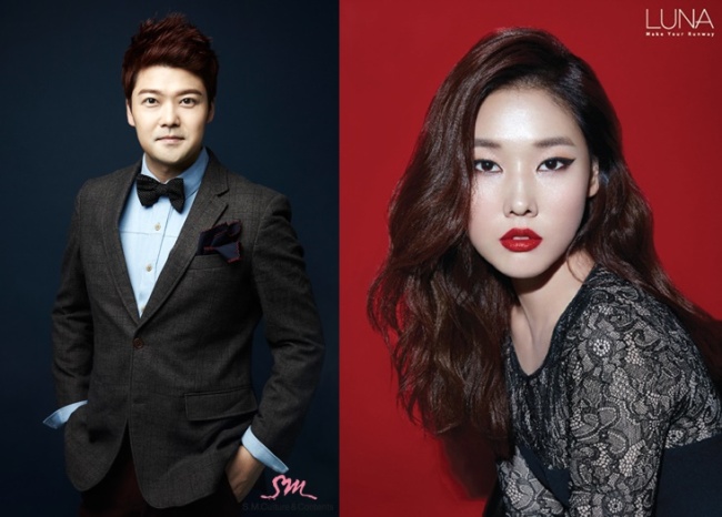 Jun Hyun-moo (left, SM C&C) and Han Hye-jin