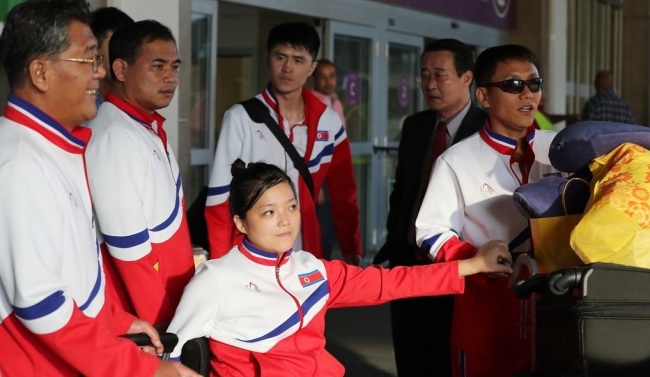 North Korean delegation that attended the 2016 Rio de Janeiro Summer Olympics. (Yonhap)
