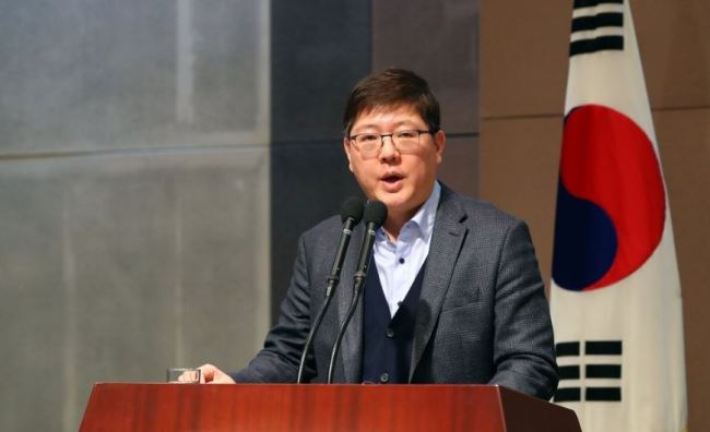 Kim Hong-gul, the third son of late President Kim Dae-jung (Yonhap)