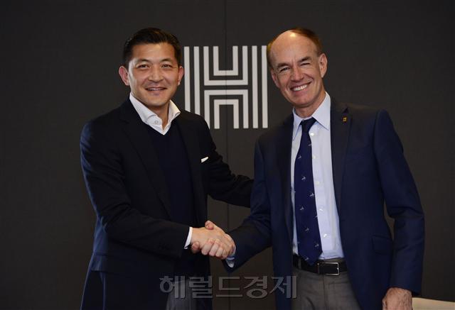 홍정욱 헤럴드 회장, 람베르티니 WWF 사무총장 접견