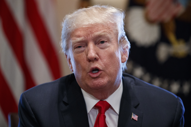US President Donald Trump. Yonhap
