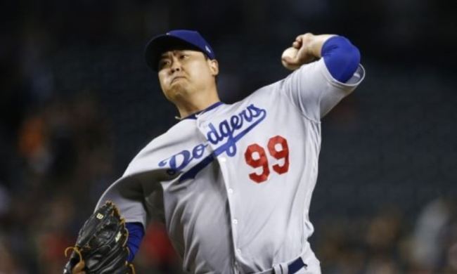 Ryu Hyun-jin of the Los Angeles Dodgers (AP-Yonhap)