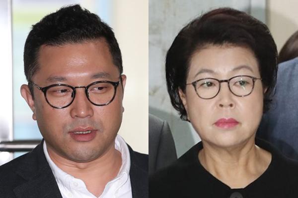 이명박 전 대통령의 아들 시형 씨(왼쪽)와 부인 김윤옥 여사가 범죄에 일부 연루됐다는 의혹이 구체적으로 드러나고 있다.
[연합뉴스]