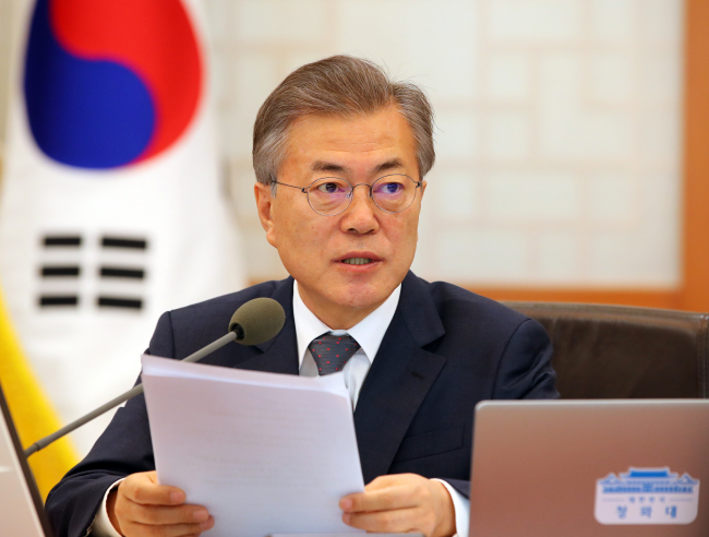 South Korean President Moon Jae-in (Yonhap)