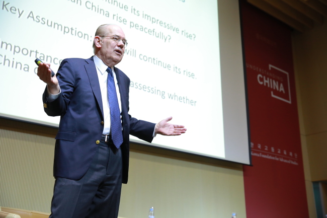 John Mearsheimer, a professor at the University of Chicago. Korea Foundation for Advanced Studies.