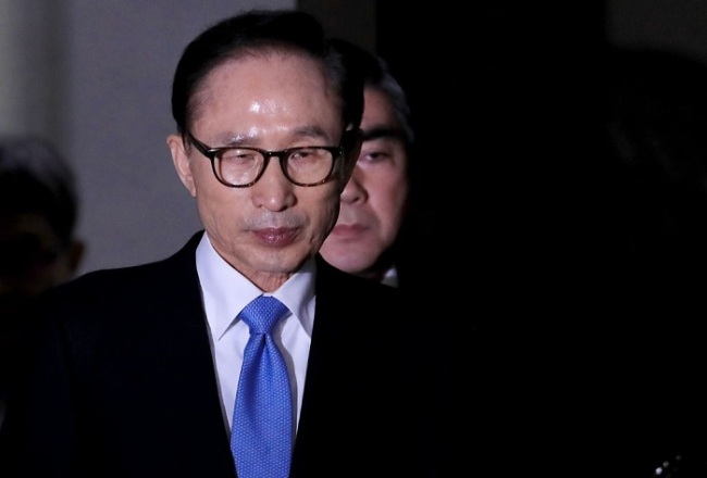 Former President Lee Myung-bak (Yonhap)